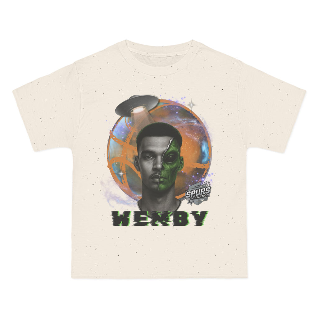 Alien UFO Wemby Spurs T-Shirt